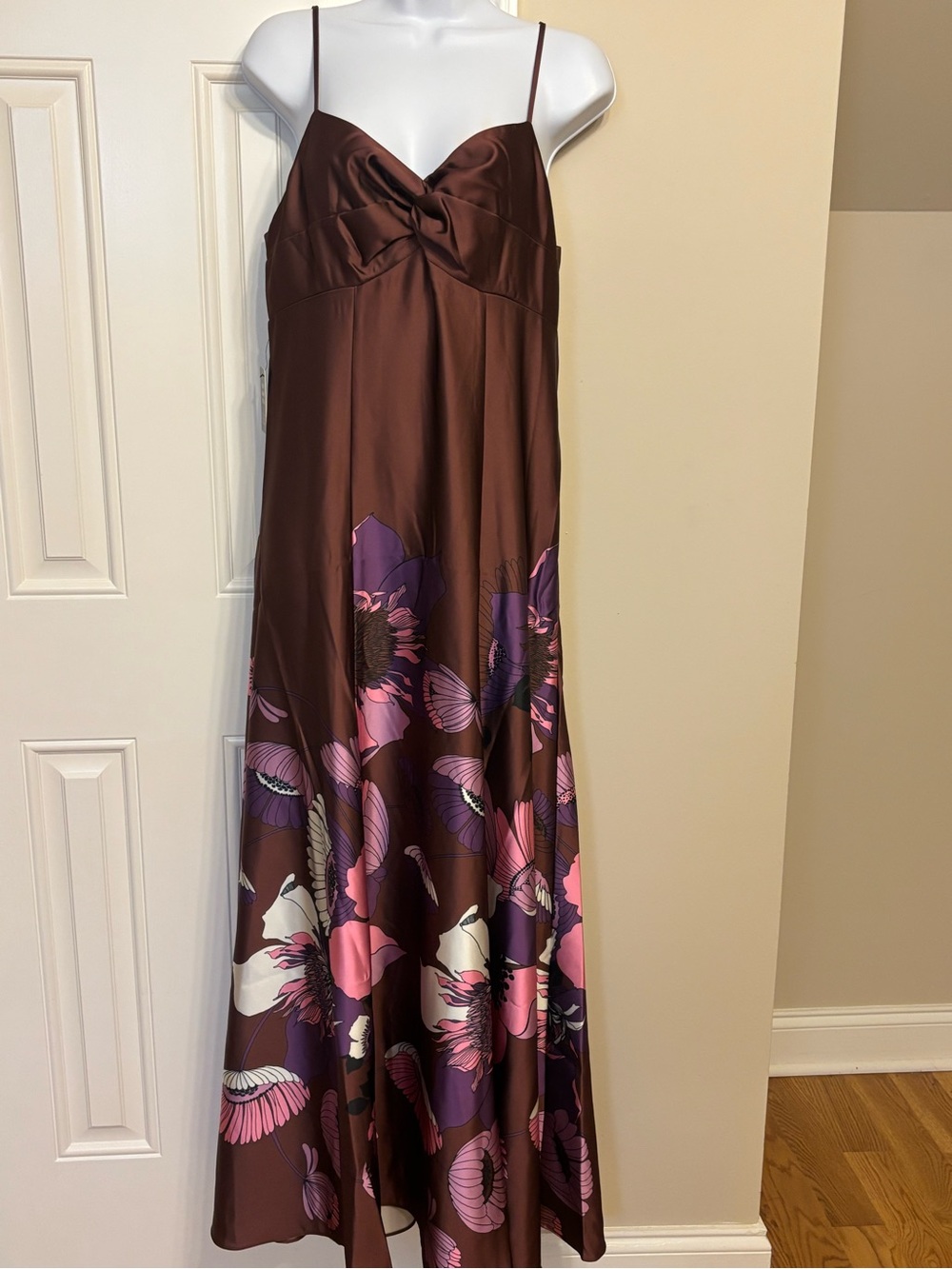 NWT Express Satin Maxi Dress